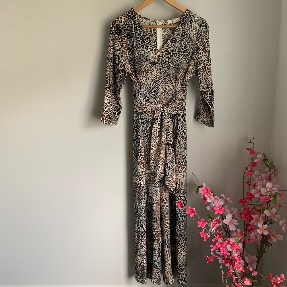 Entro Leopard Print Jumpsuit